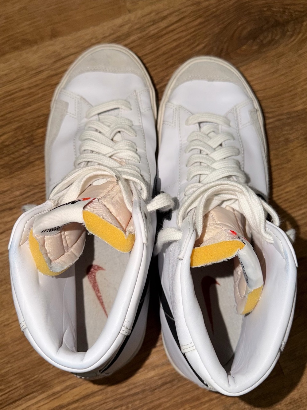 Nike Blazer Mid 77 White Black Women - Picture 6 of 7